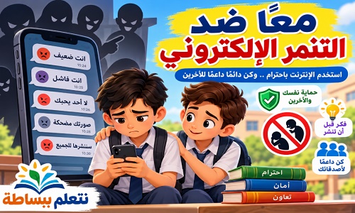 إذاعة مدرسية عن التنمر الإلكتروني وحماية الطلاب من الإساءة عبر الإنترنت